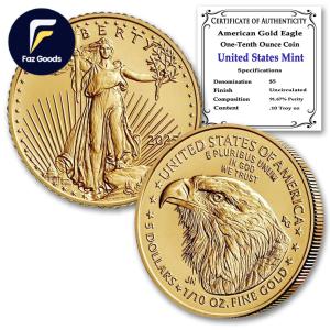 2025 1/10 Oz American Gold Eagle Coin