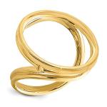 Gold Coin Ring Mounting for 1/4 Oz Coin