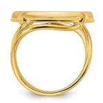 Gold Coin Ring Mounting for 1/4 Oz Coin