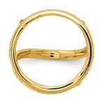 Gold Coin Ring Mounting for 1/4 Oz Coin