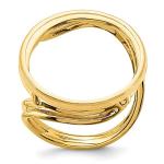 Gold Coin Ring Mounting for 1/4 Oz Coin