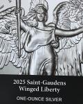 2025 Saint-Gaudens Winged Liberty Gold Coin