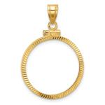 Gold Coin Bezel Pendant for American Eagles