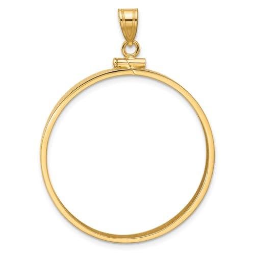 10k Gold Bezel Pendant for American Eagle Coin