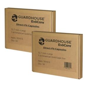 Guardhouse Coin Capsules for 1 Ounce Gold Eagles