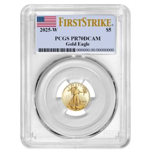 2025-W $5 1/10-oz American Gold Eagle Coin