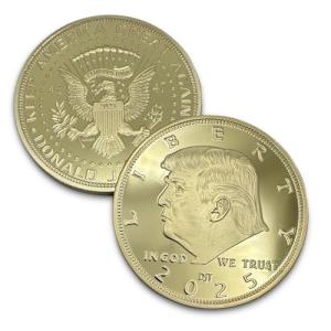 Donald J. Trump 2025 Gold Eagle Challenge Coin