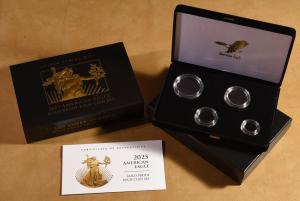 2025 Proof Gold American Eagle Box and COA