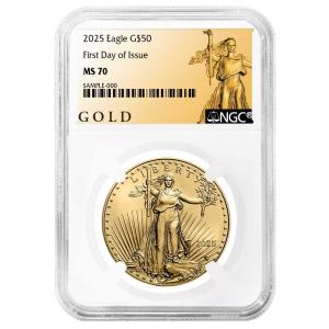 2025 $50 1 oz American Gold Eagle Coin