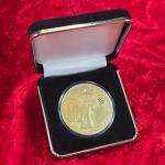 2025 Gold Tone American Silver Eagle Coin