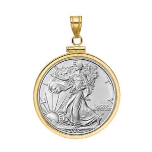 14k Gold Filled Bezel for American Silver Eagle