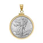 14k Gold Filled Bezel for American Silver Eagle
