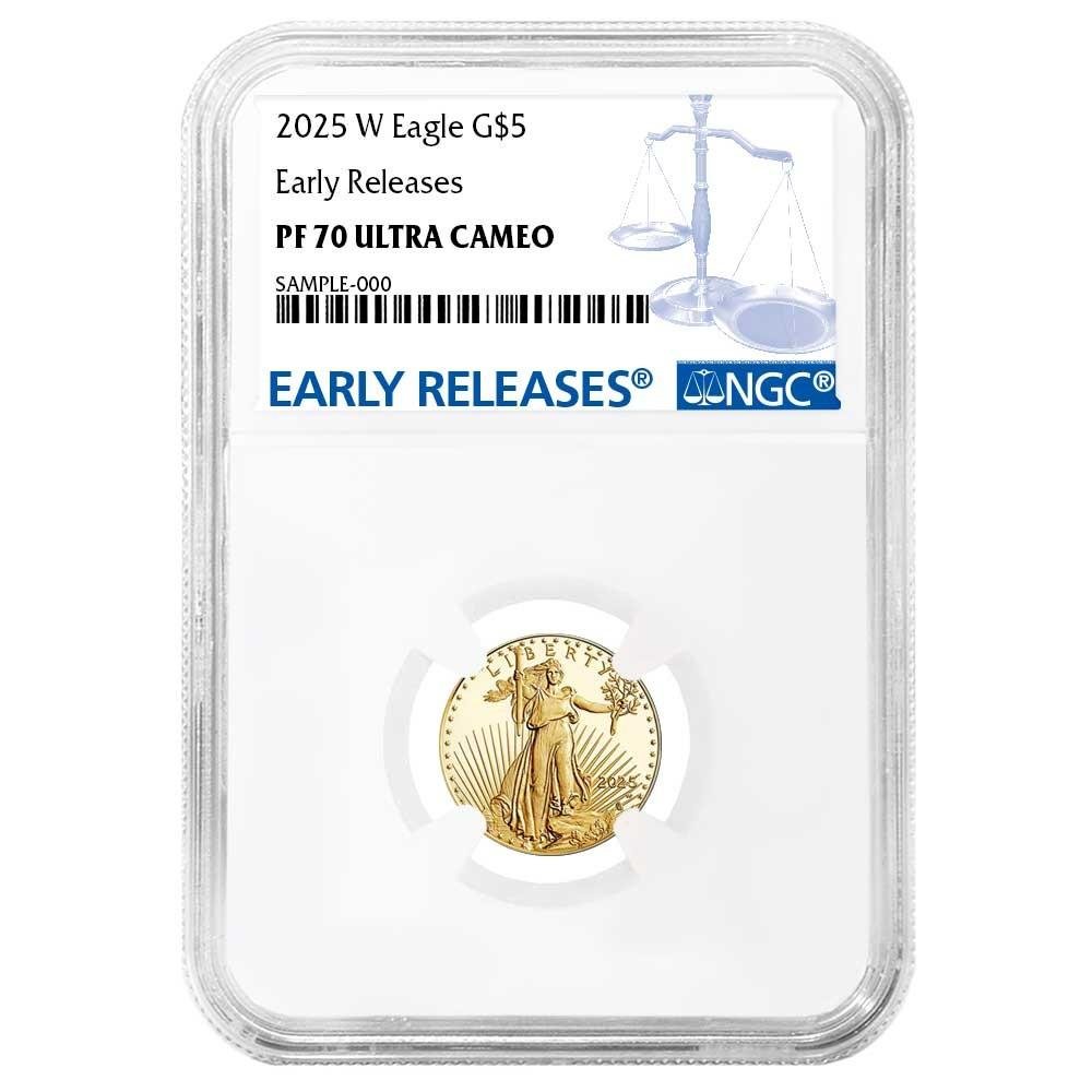 2025-W Proof $5 American Gold Eagle Coin