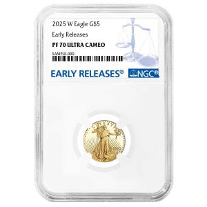 2025-W Proof $5 American Gold Eagle Coin