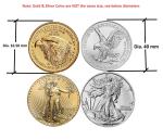 2025 Gold Eagle 1/10 oz & Silver Eagle 1 oz