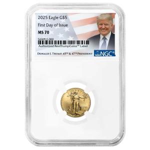 2025 $5 American Gold Eagle 1/10 oz Coin