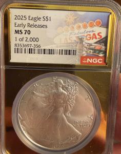 2025 Gold Eagle Early Release NGC MS70