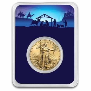 2025 1/2 oz American Gold Eagle Coin with Card