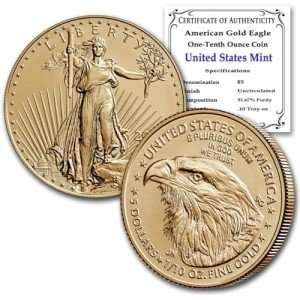 2024 1/10 oz American Gold Eagle Coin