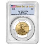 2025 American Gold Eagle 1/2 oz MS70 Coin