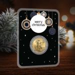 2025 1/10 oz American Gold Eagle Coin with Card