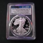 2025-W Silver Eagle US Army 250th PR69DCAM
