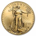 2025 1/10 oz American Gold Eagle Coin with Card