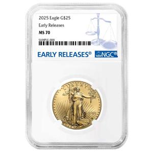 2025 $25 1/2-oz American Gold Eagle Coin
