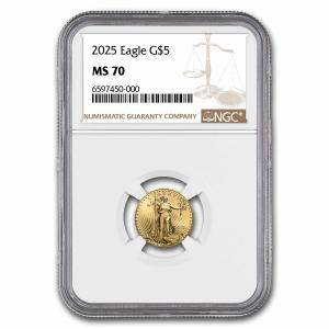 2025 1/10 oz American Gold Eagle Coin