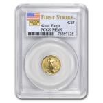 1/10 oz American Gold Eagle Coin - MS-69