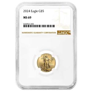 2024 $5 American Gold Eagle 1/10 oz Coin