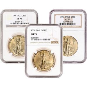 American Gold Eagle 1 oz Coin - NGC MS70