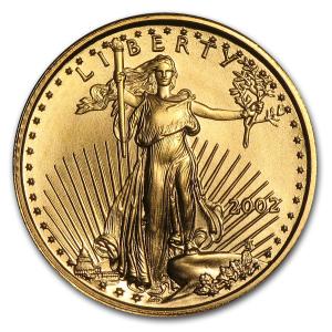 2002 1/10 oz American Gold Eagle Coin