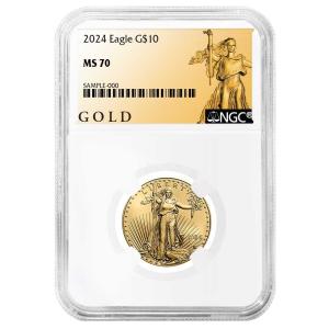 2024 $10 American Gold Eagle 1/4 oz Coin