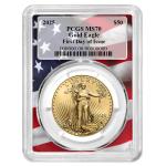 2025 $50 American Gold Eagle Coin 1 oz MS70