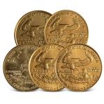 1/10 oz American Gold Eagle Coin - Random Year