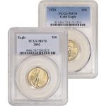American Gold Eagle 1/4 oz $10 Coin MS70
