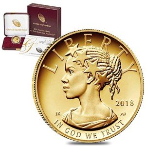 2018 W 1/10 oz Gold Eagle Coin with Box