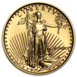 1991 1/10 oz American Gold Eagle Coin