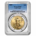 2025 American Gold Eagle Coin 1 oz MS-69