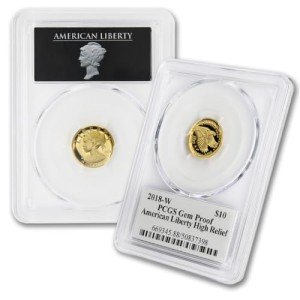 2018 W 1/10 oz American Gold Eagle Coin