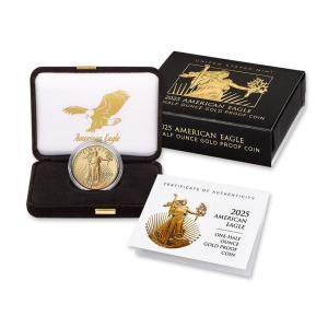 2025-W Half Ounce Proof American Gold Eagle Coin