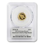 2018 W 1/10 oz American Gold Eagle Coin