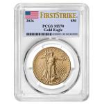 2026 $50 American Gold Eagle 1 oz Coin