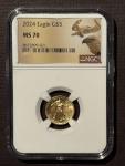 2024 American Gold Eagle $5 Coin 1/10 Oz
