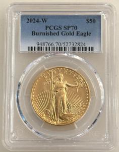 2024-W $50 Burnished American Gold Eagle Coin