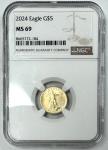 2024 $5 Gold American Eagle Coin NGC MS69
