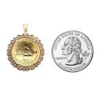 2023 1/10 oz Gold American Eagle Coin Necklace