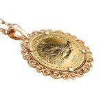 2023 1/10 oz Gold American Eagle Coin Necklace