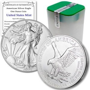 2024 Lot of 20 American Silver Eagle Coins